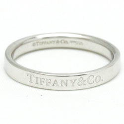 Tiffany Flat Band Ring Platinum Fashion