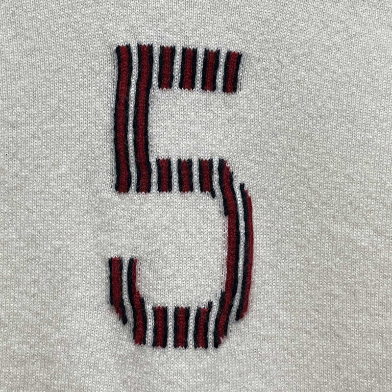 Chanel 19 No. 5 Logo Pullover Sweater