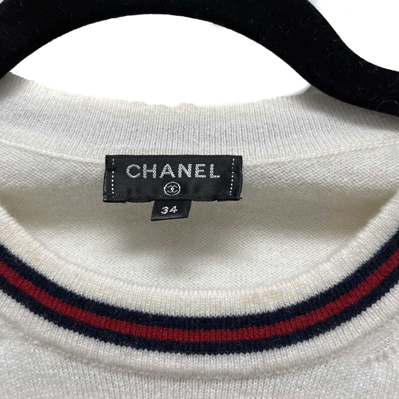 Chanel 19 No. 5 Logo Pullover Sweater