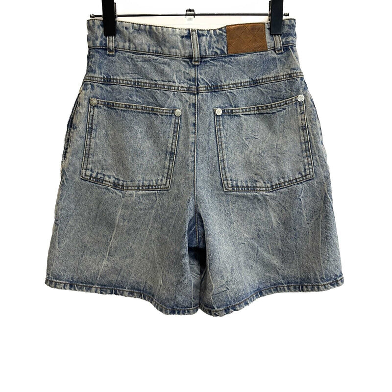 Chanel Excellent Mini Denim Jean Shorts