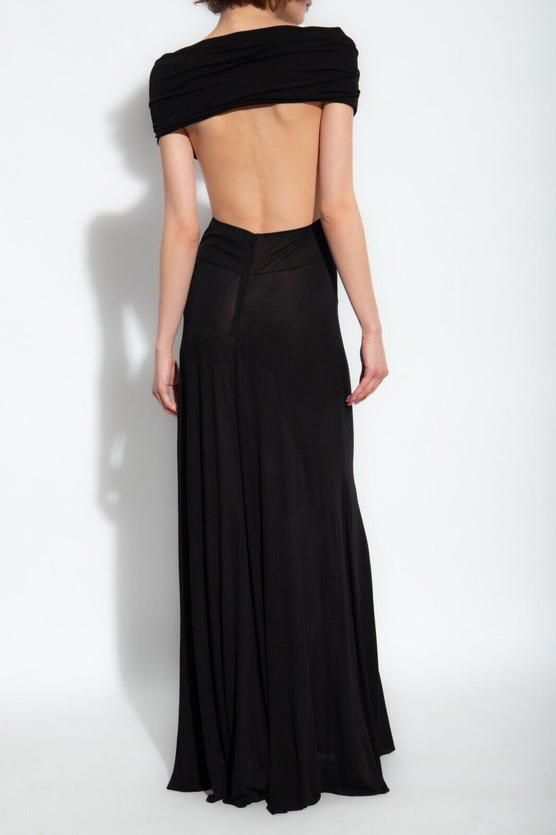 Saint Laurent Off Shoulder Gown Dress -