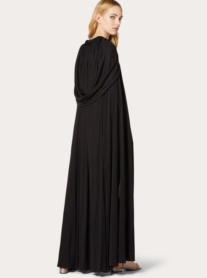 Valentino Hooded Cape Poncho Shawl-