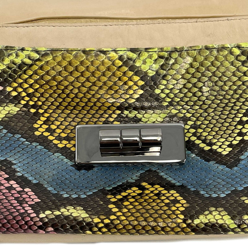 Chanel - Vintage Multicolor Python Flap