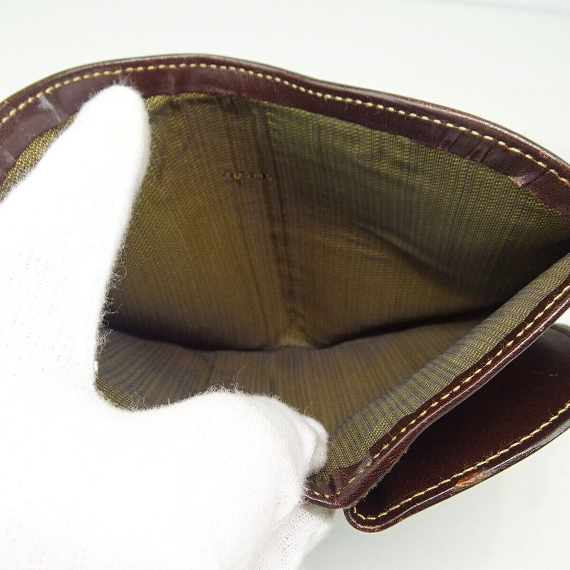 Fendi Zucca Canvas Bifold Compact Wallet
