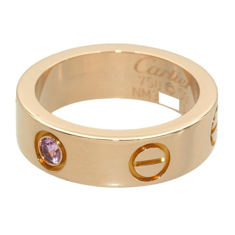 Cartier 18K Rose Gold Pink Sapphire Love