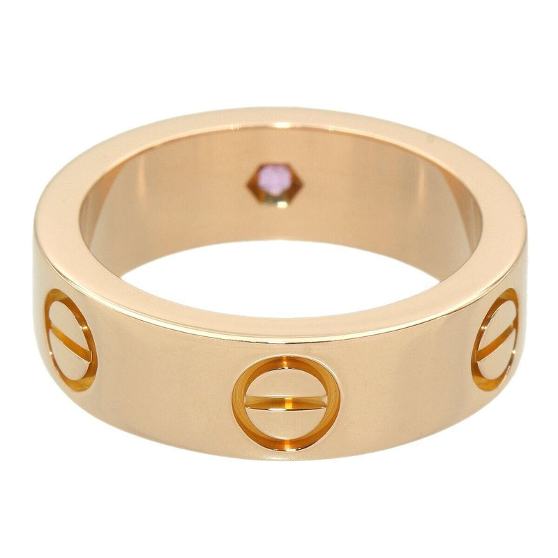 Cartier 18K Rose Gold Pink Sapphire Love