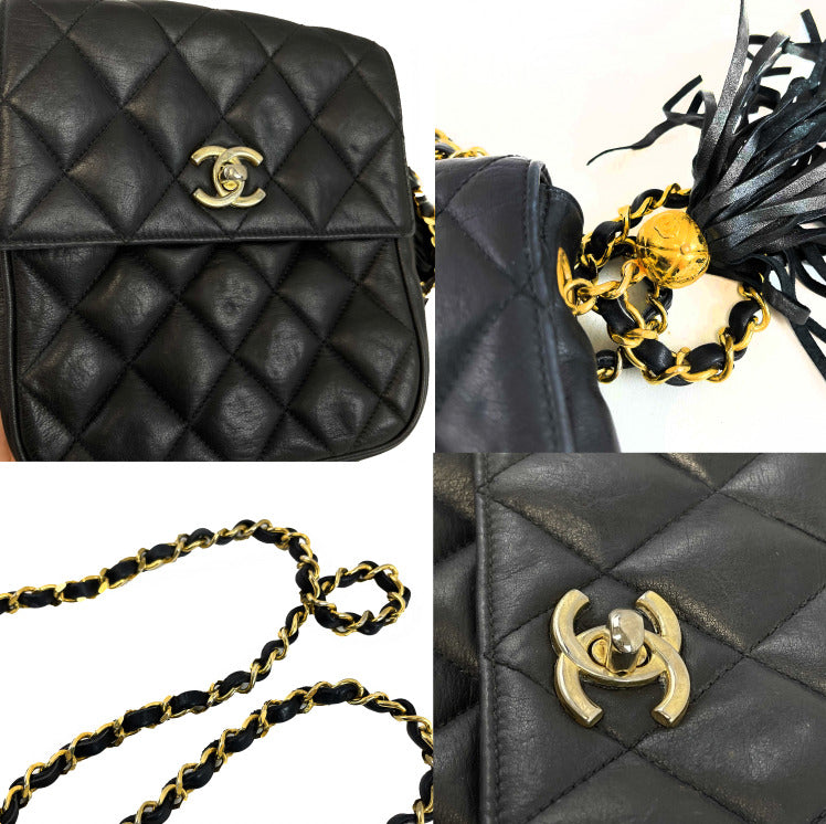 Chanel Small Square Flap Leather Vintage