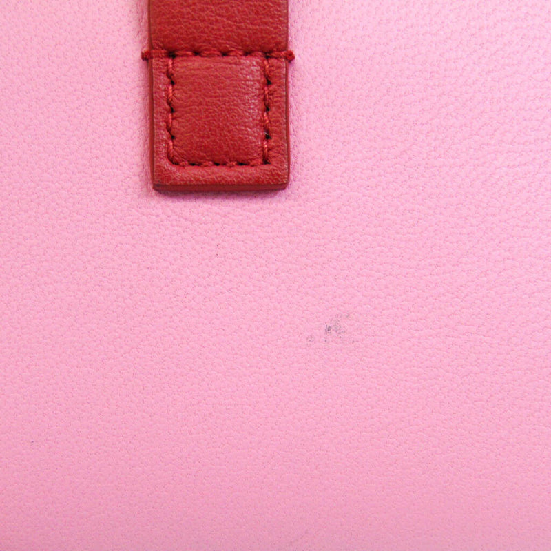 Bottega Veneta Leather Card Case Pink