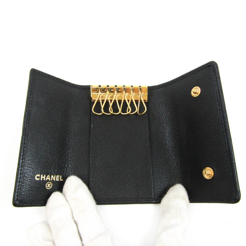 Chanel Camellia Women's Leather Key Case