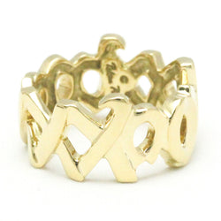 Tiffany Love & Kiss Ring Yellow Gold