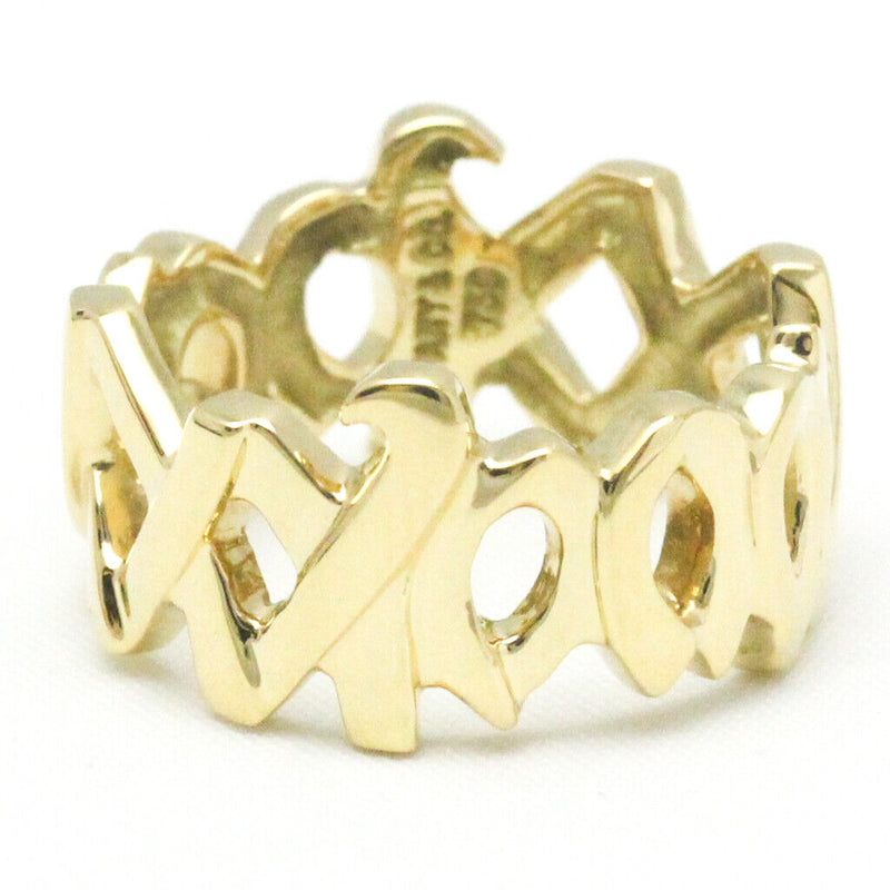 Tiffany Love & Kiss Ring Yellow Gold