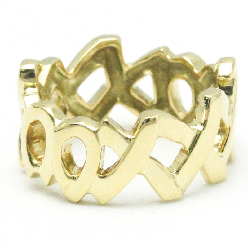 Tiffany Love & Kiss Ring Yellow Gold