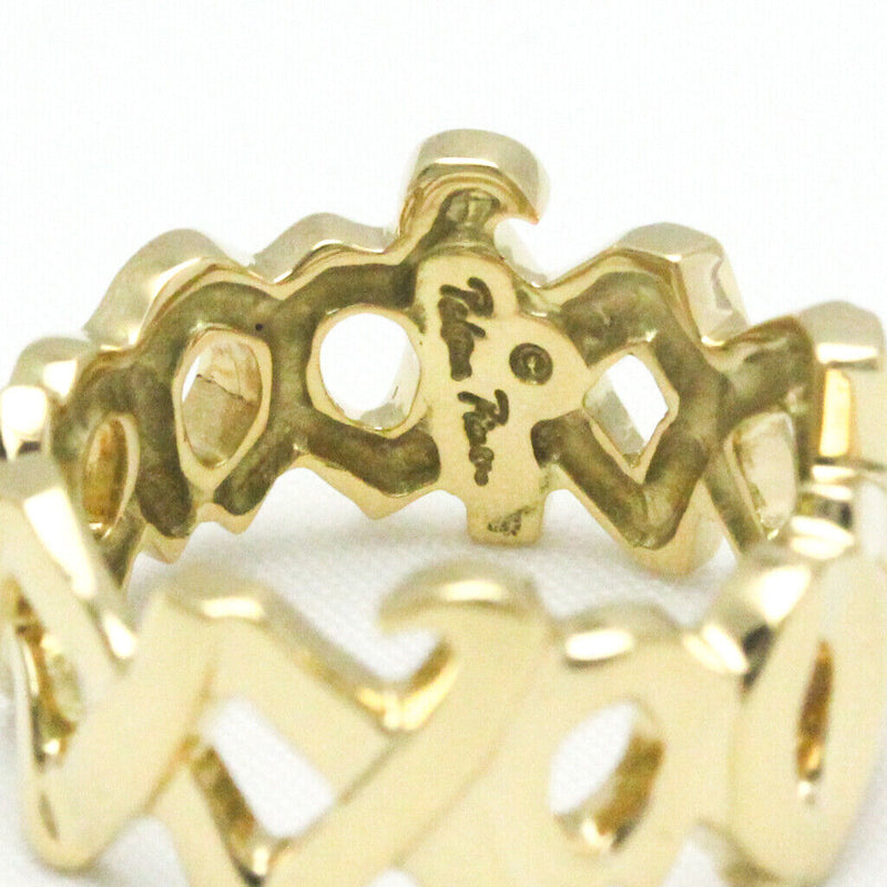 Tiffany Love & Kiss Ring Yellow Gold