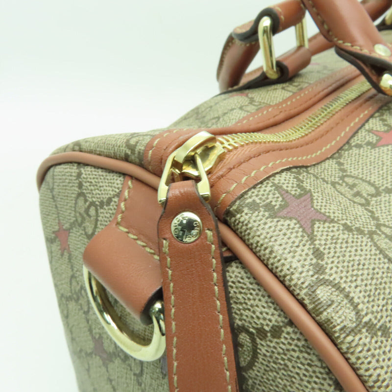 Gucci Gg Ghw Handbag Boston Bag Coated