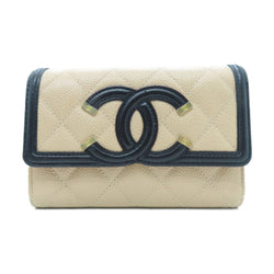 Chanel Quilted Cc Ghw Long Wallet Caviar