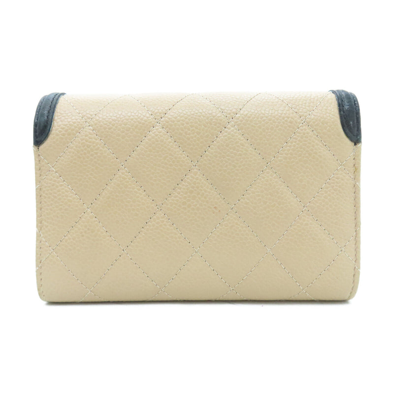 Chanel Quilted Cc Ghw Long Wallet Caviar