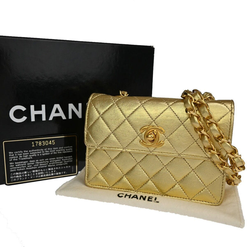 Chanel Cc Mini Matelasse Chain Shoulder