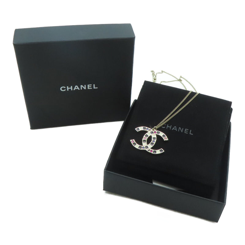 Chanel Cc Necklace Metal Multi