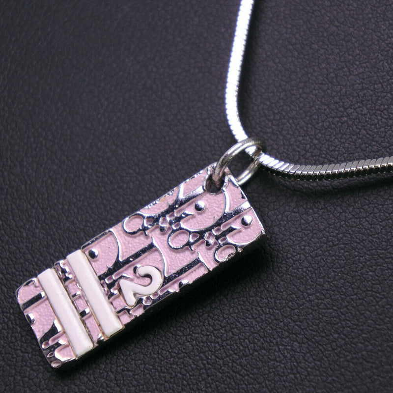 Dior No.2 Trotter Necklace Pink/Silver