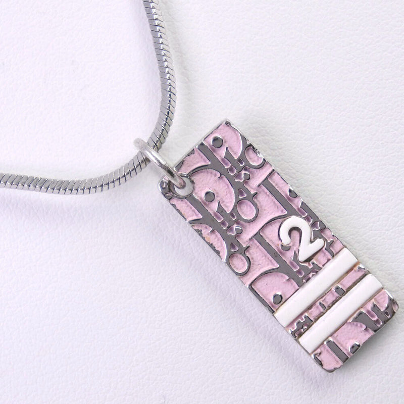 Dior No.2 Trotter Necklace Pink/Silver