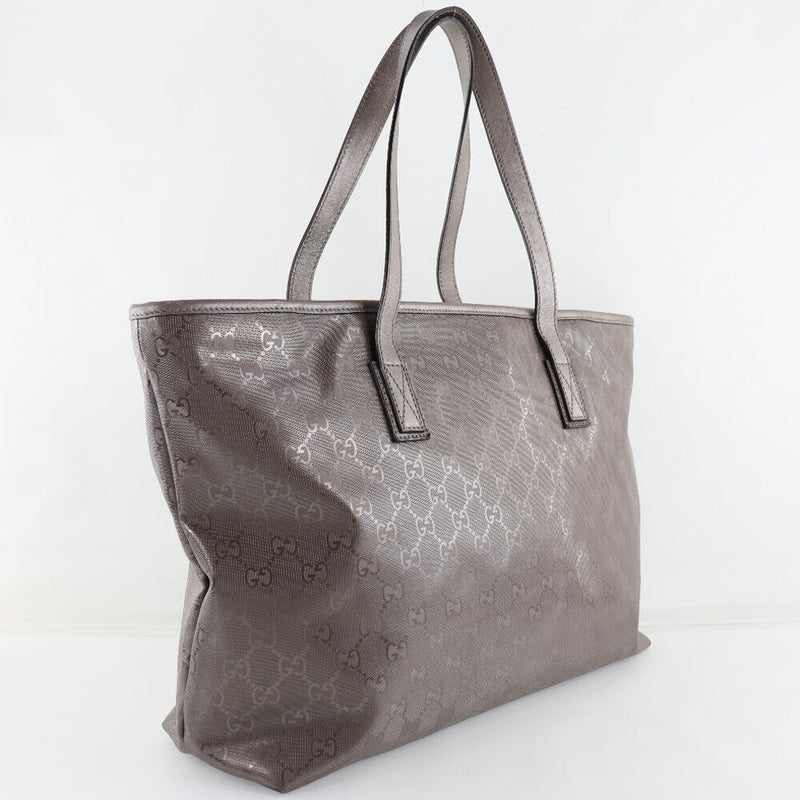 Gucci Gg Implementation Tote Bag Silver