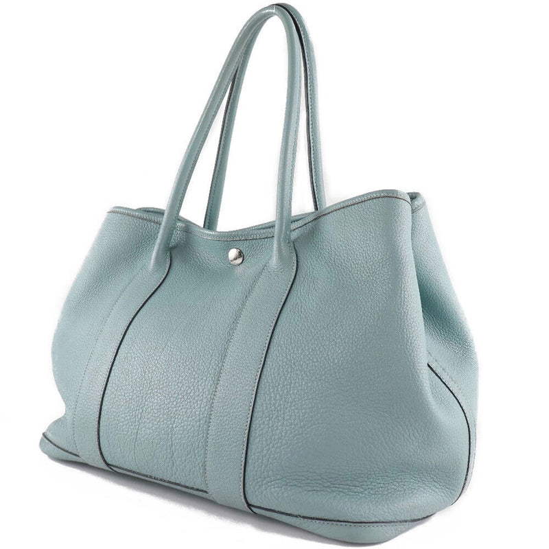 Hermes Garden Party Pm Tote Bag Blue