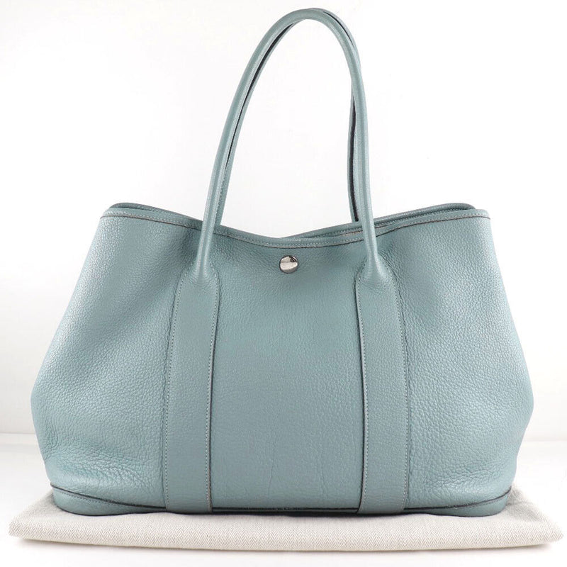 Hermes Garden Party Pm Tote Bag Blue