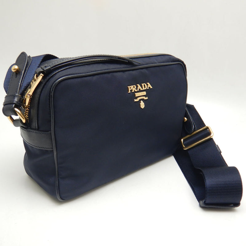 Prada Shoulder Bag Nylon/ Calfskin