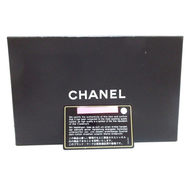 Chanel Cc Button Beige Leather Long