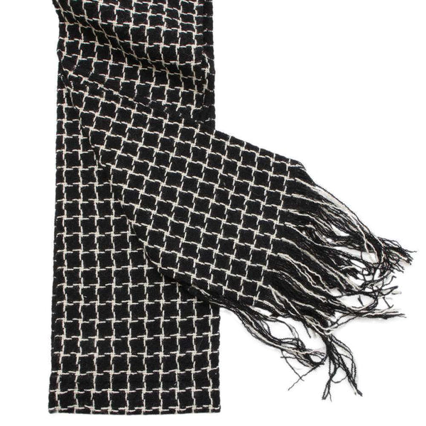 Chanel Tweed Long Scarf Wool