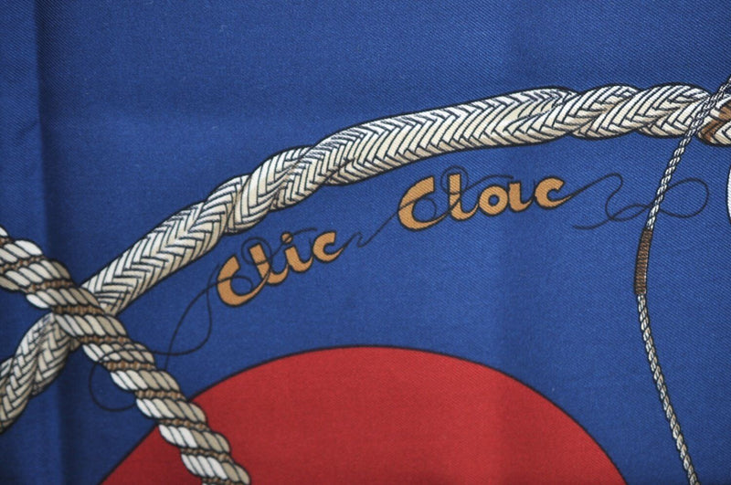 Hermes Carre 90 Scarf 'Clic Clac'