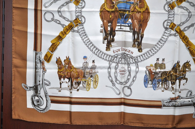 Hermes Carre 90 Scarf 'Equipages'