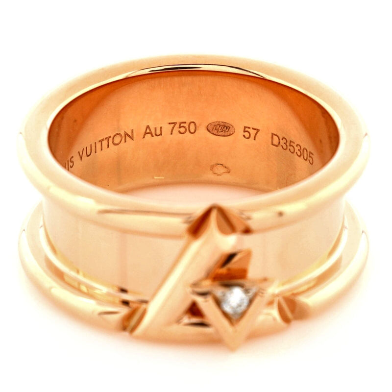 Louis Vuitton Lv Volt One Band Ring 18K