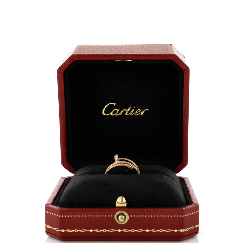 Cartier Juste Un Clou Paved Double Ring