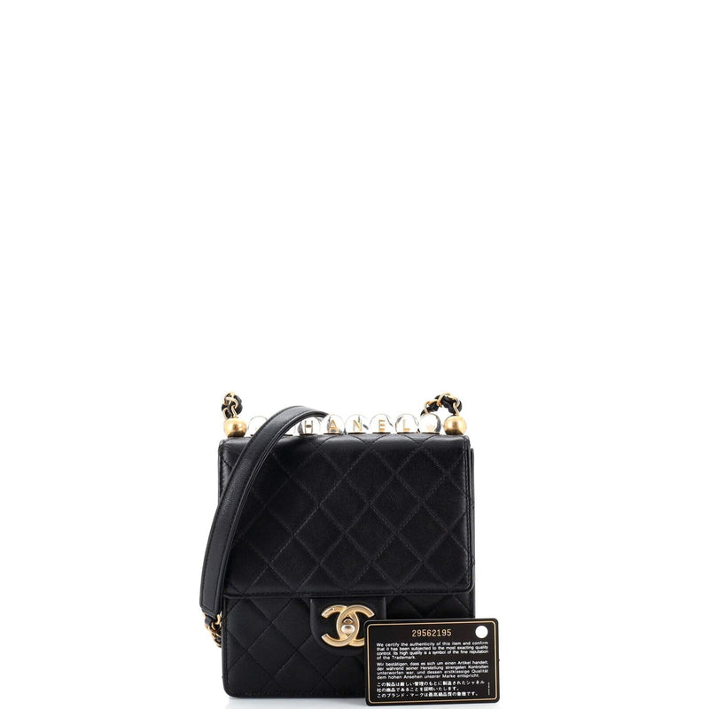 Chanel Chic Pearls Flap Bag Quilted
