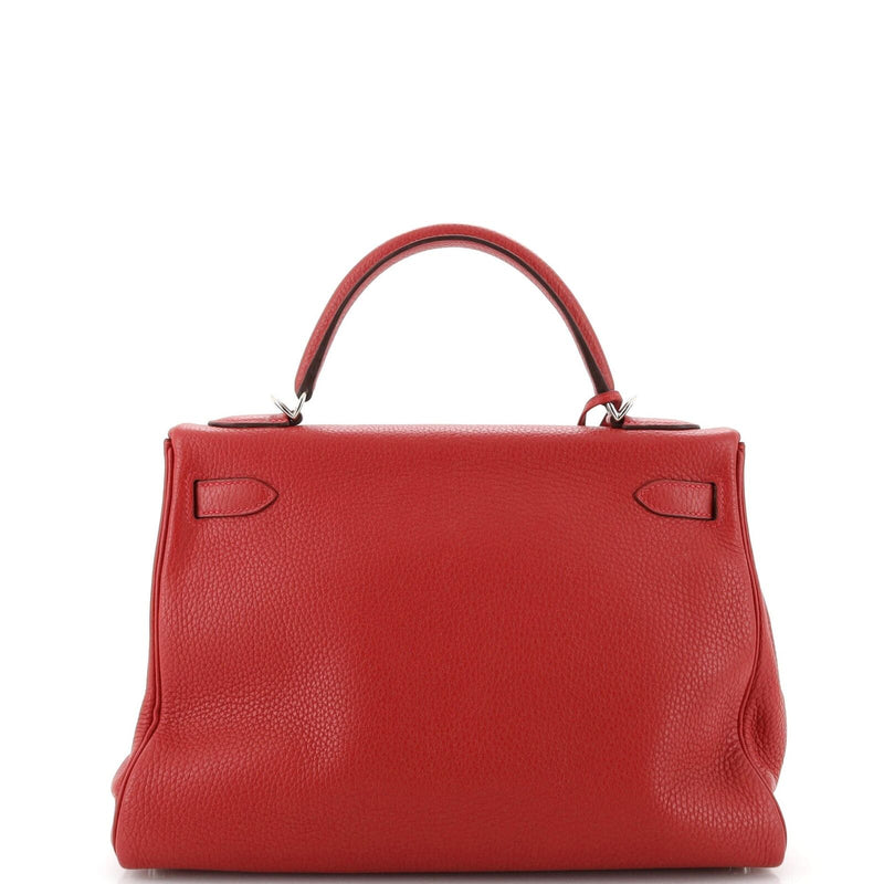 Hermes Kelly Handbag Rouge Casaque