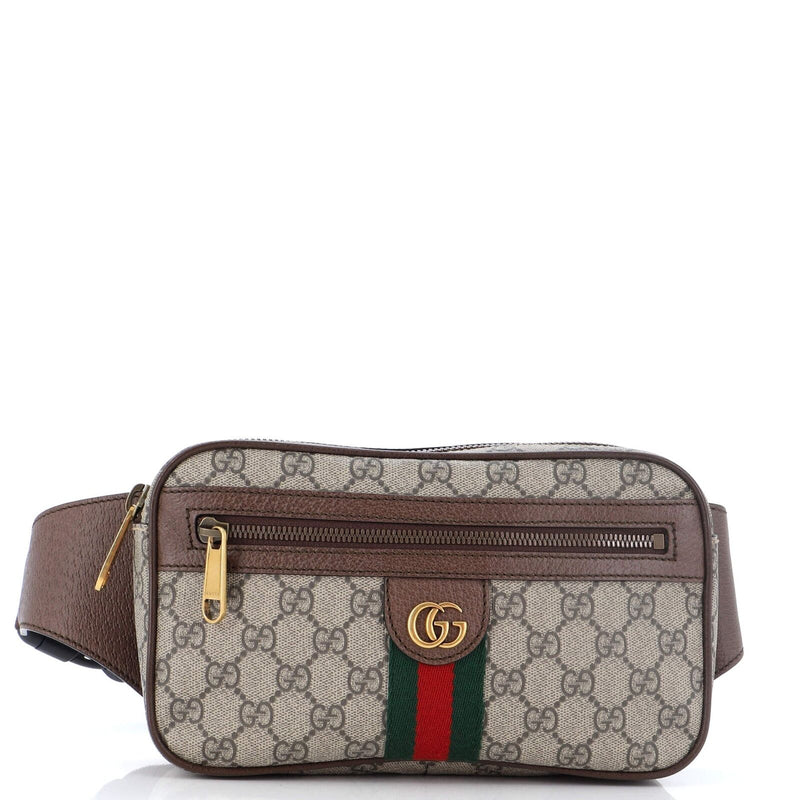 Gucci Ophidia Belt Bag Gg Coated Canvas