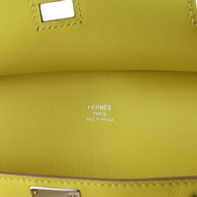 Hermes Jypsiere Bag Swift Mini Yellow