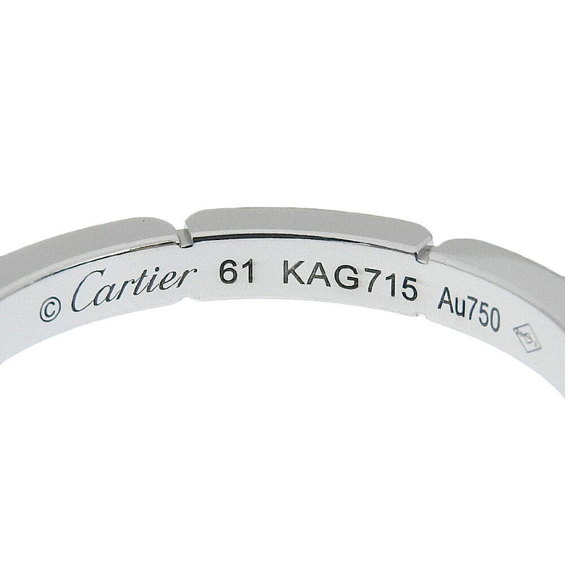 Cartier Lanieres Ring K18 White Gold