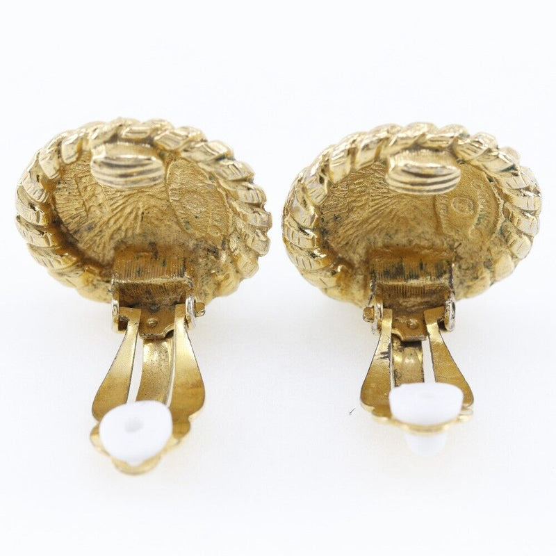 Chanel Earring Plated Gold 16.0G Women