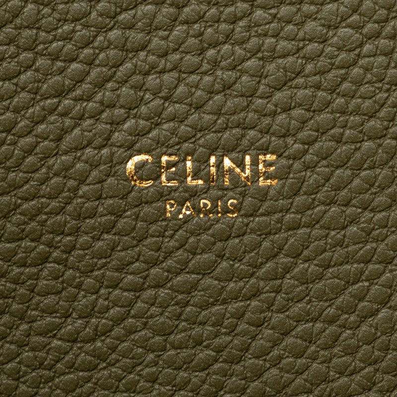Celine Teen Bucket 16 Green Dark