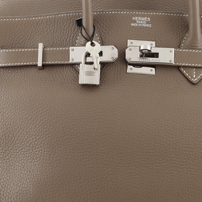 Hermes Birkin Handbag Grey Togo With