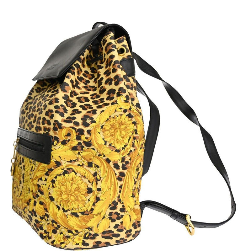Gianni Versace Logo Drawstring Backpack