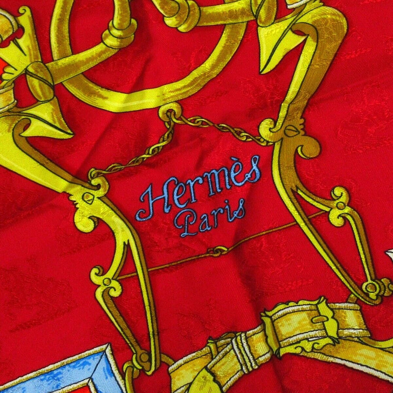 Hermes Carre 90 - Red Dark Yellow