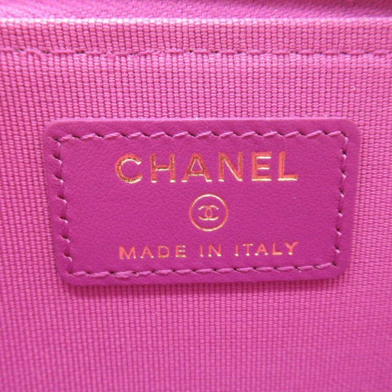 Chanel Coin Case Wallet Zipper Caviar