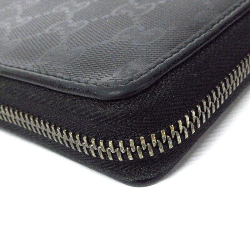 Gucci Imprime Black Pvc Long Wallet