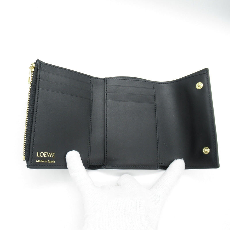 Loewe Tri-Fold Wallet Purse Embossed