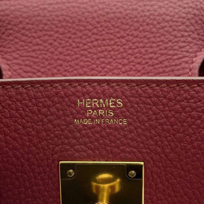 Hermes Birkin Size 30 Togo Leather Rouge