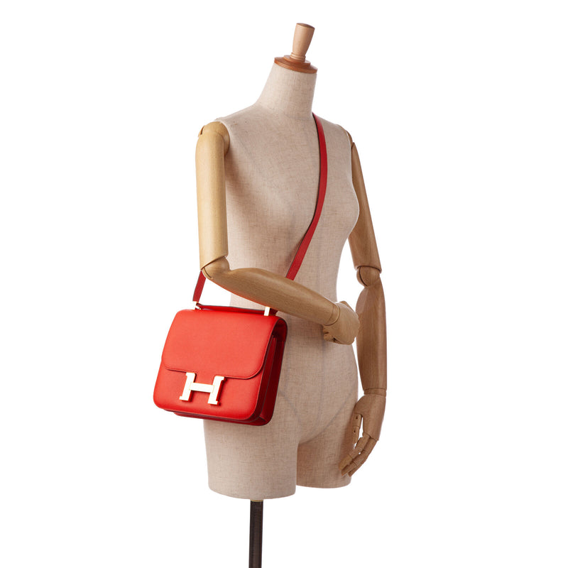 Hermes Epsom Constance 24 Red Calf