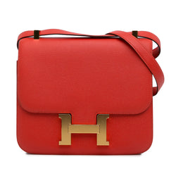 Hermes Epsom Constance 24 Red Calf